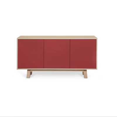 buffet bas 3 portes style scandinave bois massif - Mon petit meuble français - Buffets – Image 10