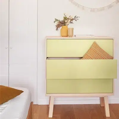 Grande Commode haute 3 tiroirs style scandinave bois massif - Mon petit meuble français - Commodes - Kube – Image 10