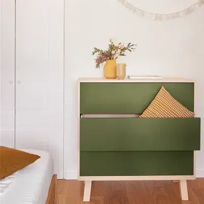 Grande Commode basse 3 tiroirs Kube 11 coloris - Mon petit meuble français - Commodes – Image 11