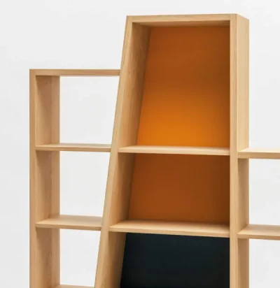Bibliothèque design en chêne massif - Drugeot - Bibliothèques - Voile – Image 2