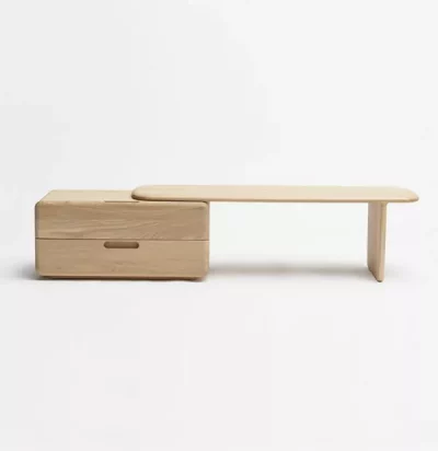 Meuble TV design en chêne massif - Drugeot - Meubles TV - TEHEME – Image 3