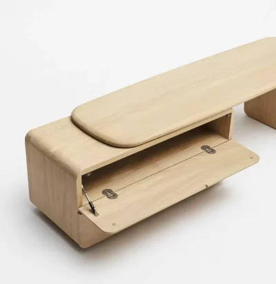 Meuble TV design en chêne massif - Drugeot - Meubles TV - TEHEME – Image 4