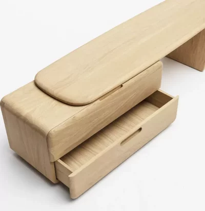 Meuble TV design en chêne massif - Drugeot - Meubles TV - TEHEME – Image 5