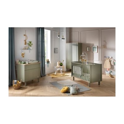 Lit bébé 120x60 Eleonore Kaki - Sauthon - Lits Bébé – Image 4
