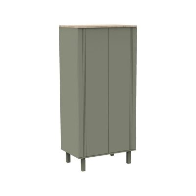 Armoire 2 portes Eleonore Kaki - Sauthon - Meubles rangement bébé – Image 3