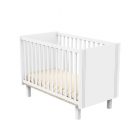 lit bébé 120x60 eleonore blanc