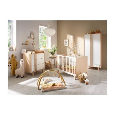 Armoire 2 portes Nature - Sauthon - Meubles rangement bébé – Image 4