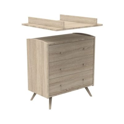 Commode à pied 3 tiroirs Access bois - Sauthon - Commodes à langer – Image 3