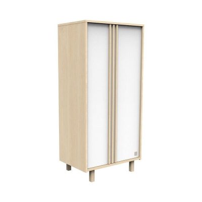 Armoire 2 portes Nature - Sauthon - Meubles rangement bébé – Image 3