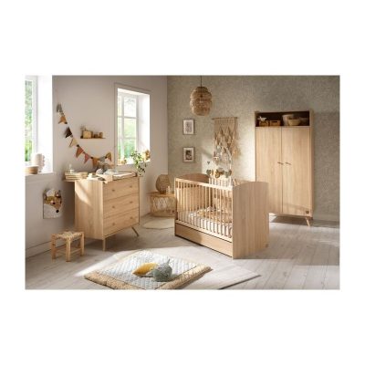 Commode à pied 3 tiroirs Access bois - Sauthon - Commodes à langer – Image 4