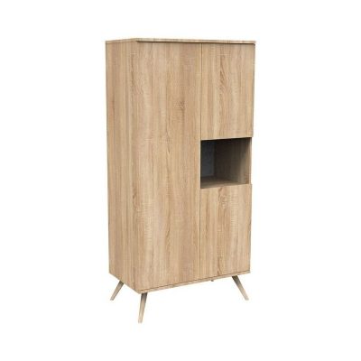 Armoire 3 portes Seventies Bois - Sauthon - Meubles rangement bébé – Image 2