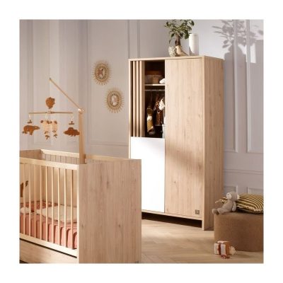Armoire 2 portes - Sauthon - Meubles rangement bébé - Tokyo 3 coloris – Image 5