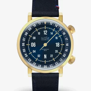 montre jules or bleu gustave and cie