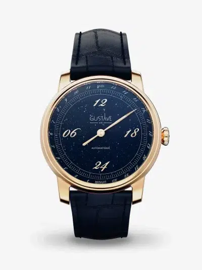 Montre 24h mono aiguille Automatique homme - Gustave & cie - Montres - Paul or/grenat – Image 2