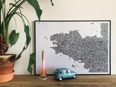 affiche bretagne les petits plans