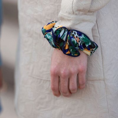 Chouchou Made in France double-face - Foulards - Jane&Co - Clémentine – Image 2