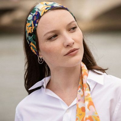 Ruban Made in France double-face - Foulards - Jane&Co - Marie-Clémentine