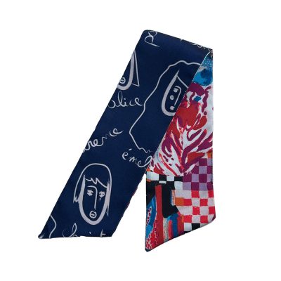 Ruban Made in France double-face - Foulards - Jane&Co - Carla-Lila – Image 2