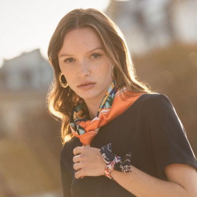Ruban Made in France double-face - Foulards - Jane&Co - Carla-Lila
