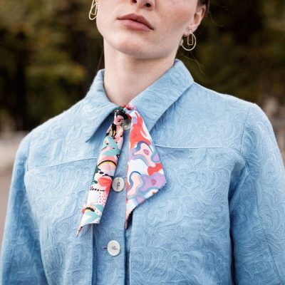 Ruban Made in France double-face - Foulards - Jane&Co - Anna-Norah