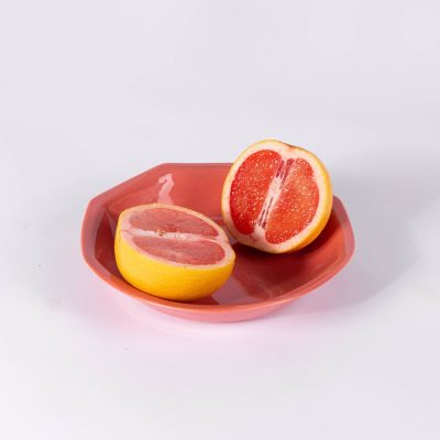 Assiette en porcelaine moderne creuse octogonale - Ogre la Fabrique - Vaisselle - terracotta – Image 2