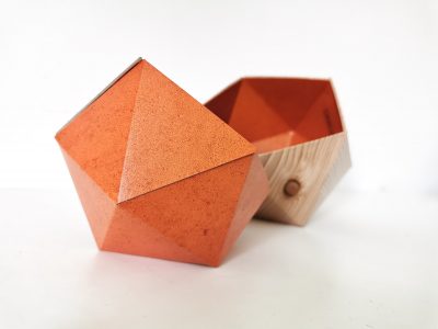 Vide poche origami argile & pin - Leewalia - Objets de décoration – Image 3