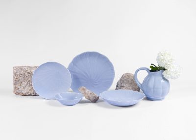 Assiette en porcelaine moderne creuse - Ogre la Fabrique - Vaisselle - TAHITI Bleu (22cm) – Image 2
