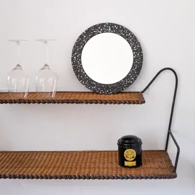 Miroir Rond en coquillage recyclé - Malakio - Miroir – Image 2