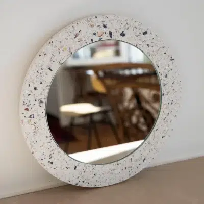 Miroir Rond en coquillage recyclé - Malakio - Miroir – Image 4