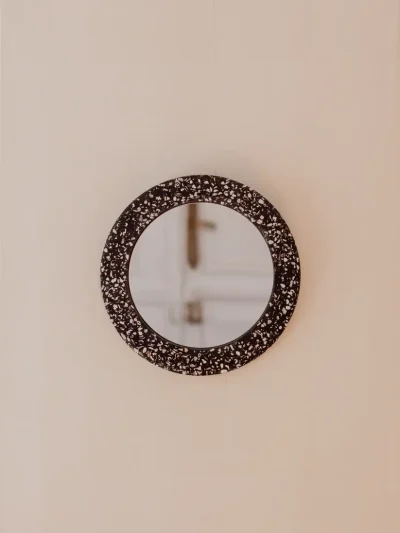 Miroir Rond en coquillage recyclé - Malakio - Miroir – Image 5