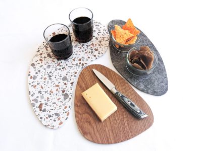 assiettes de présentation Terrazzo - Leewalia - Planches apero – Image 3