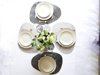 sets de table motif béton - Leewalia - Art de la table – Image 2