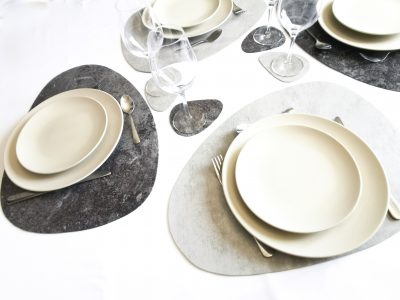 sets de table motif béton - Leewalia - Art de la table