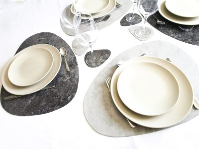 sets de table motif béton - Leewalia - Art de la table