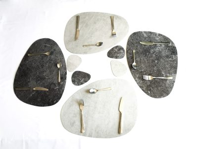 sets de table motif béton - Leewalia - Art de la table – Image 3