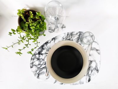 sets de table motif marbre - Leewalia - Art de la table – Image 3