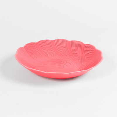 Assiette en porcelaine moderne creuse - Ogre la Fabrique - Vaisselle - TAHITI terracotta (22cm)