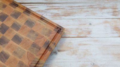 Billot de cuisine en bois - La planche française - planches à découper - damier taille L – Image 4
