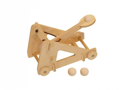 Jeux de construction Montessori en bois - Jeux et jouets - Catapulte de Plywood - Manufacture en Famille – Image 3