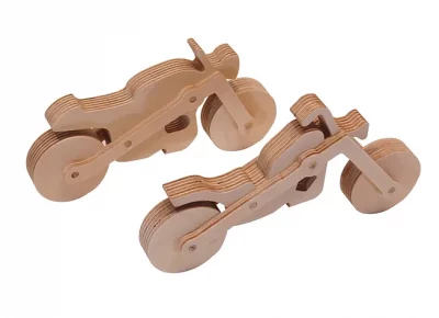 Jeux de construction Montessori en bois - Jeux et jouets - Mes 2 jolies Bécanes chopper - Manufacture en Famille – Image 3