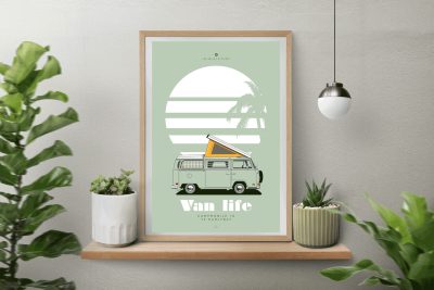Affiche vintage combi