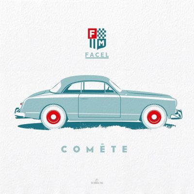 Affiche voiture vintage Ford Comète - En double file - Affiches – Image 2