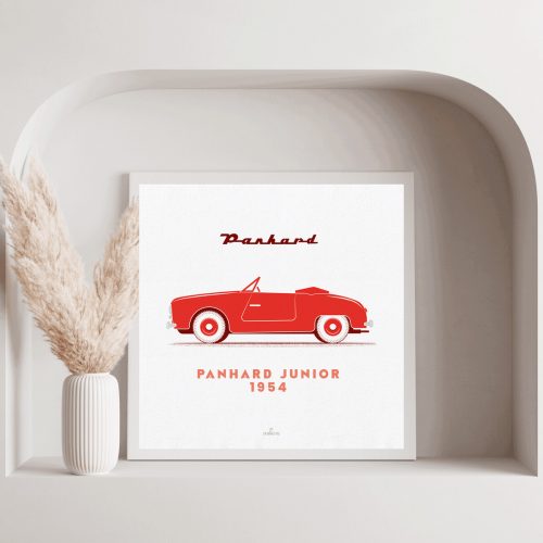 affiche vintage voiture