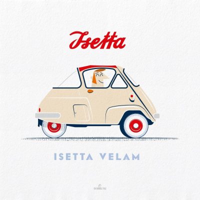 Affiche voiture vintage BMW Isetta - En double file - Affiches – Image 2