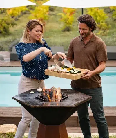 brasero barbecue hexwagone