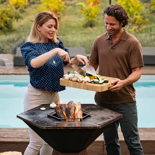 brasero barbecue hexwagone