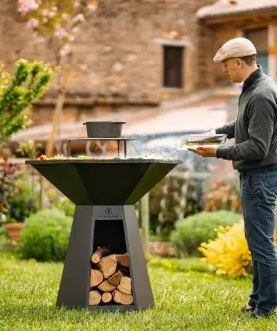 hexagone plancha barbecue