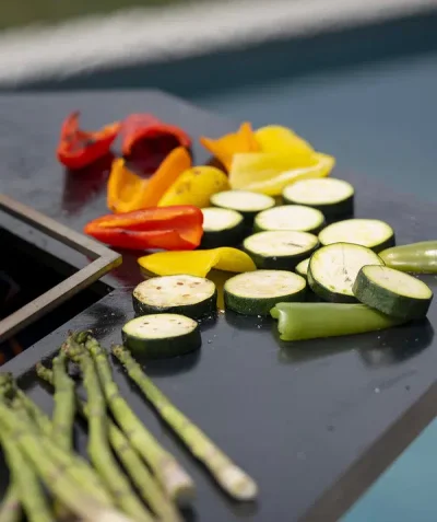 Brasero plancha barbecue noir - Brasero Hexagone - Brasero – Image 4