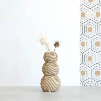 Vase en terre cuite design - MK l'atelier - Objets de décoration - flamant twist