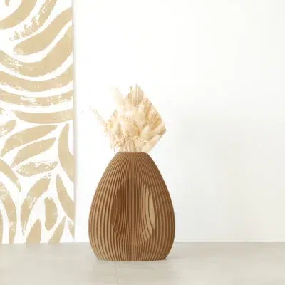 Vase en terre cuite design - MK l'atelier - Objets de décoration - grue – Image 2